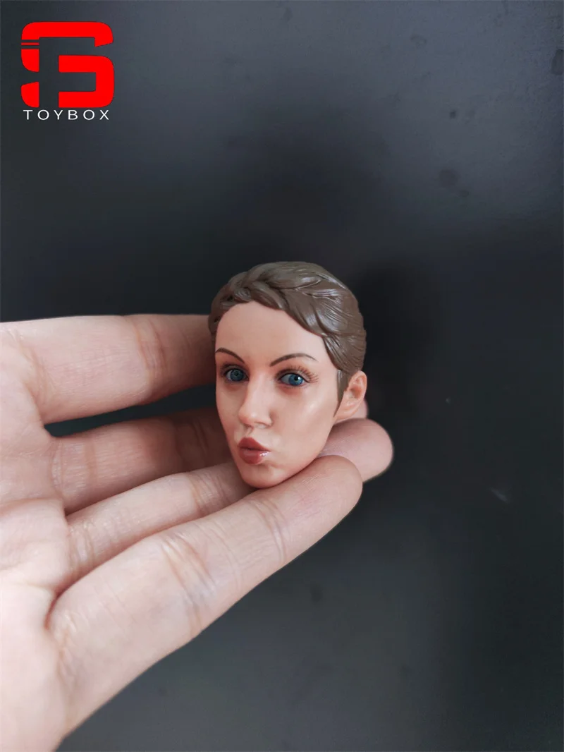 ในสต็อก 1/6 Scale ทหารหญิงหัว Sculpt พร้อม Pouting Expression Fit 12 ''ทหารหญิง Action Figure Body ตุ๊กตา