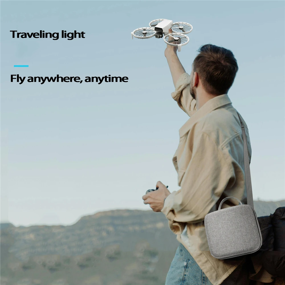 لحقيبة DJI Flip، حقيبة كتف محمولة للتخزين لـ DJI Flip Fly More Combo، حقيبة حمل