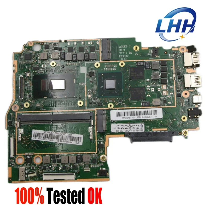 

Материнская плата ноутбука Lenovo Ideapad 330S-15IKB, материнская плата для ноутбука. С процессором I3-8130 I5-8250 и DIS 2G, 100% работа