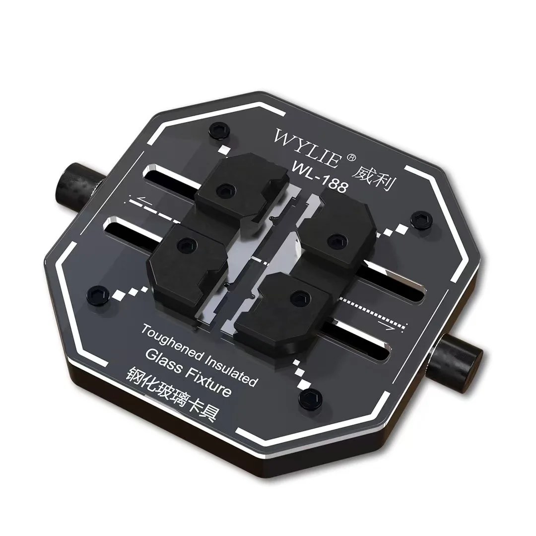 WYLIE tempered glass motherboard clip easy to clean high temperature resistant mobile phone repair motherboard chip fixing clip