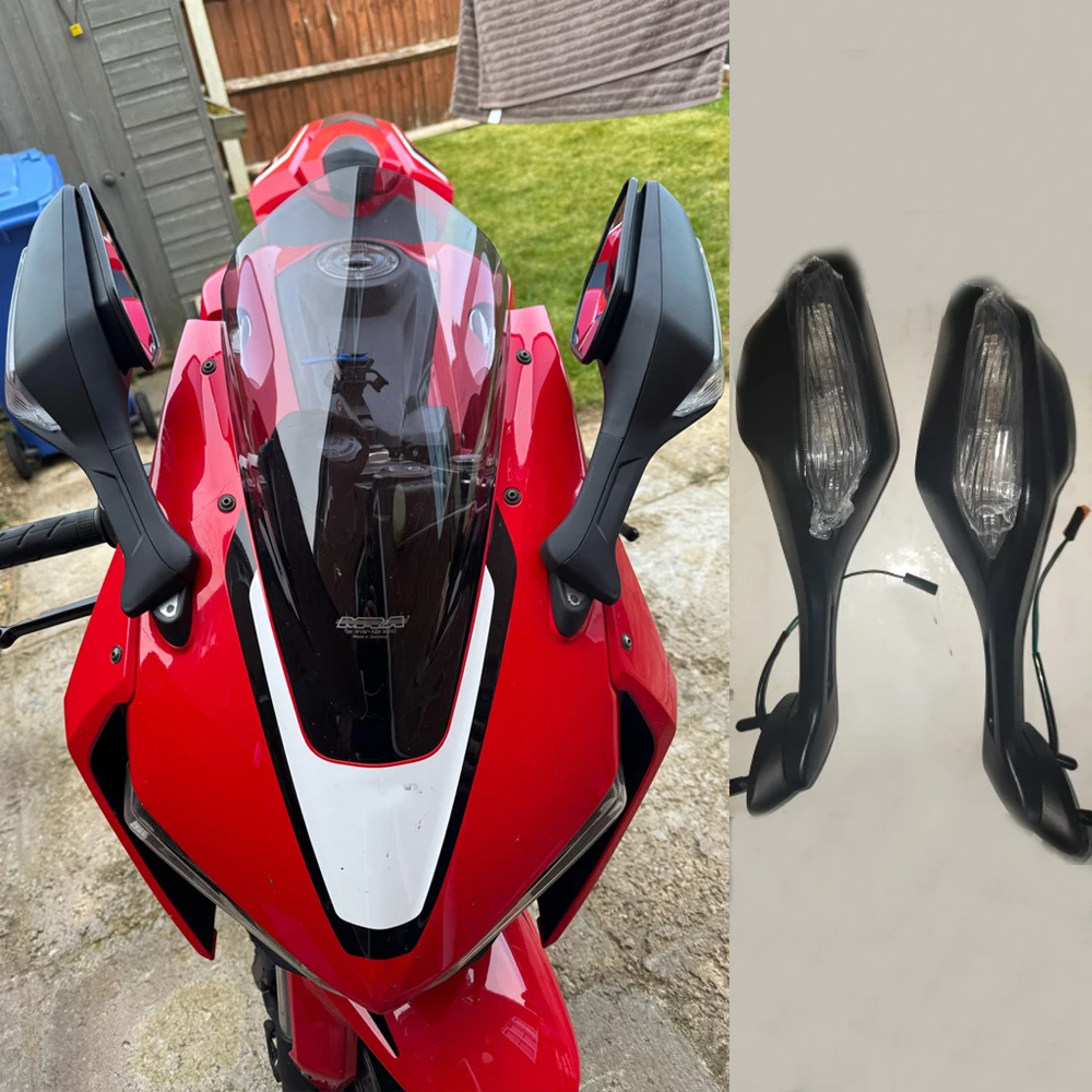 CBR1000RR Rearview Mirrors For Honda CBR 1000 RR 1000RR SP 2017-2021 22 2023 2024 CBR1000 Side Mirror Foldable Turn Signal Light
