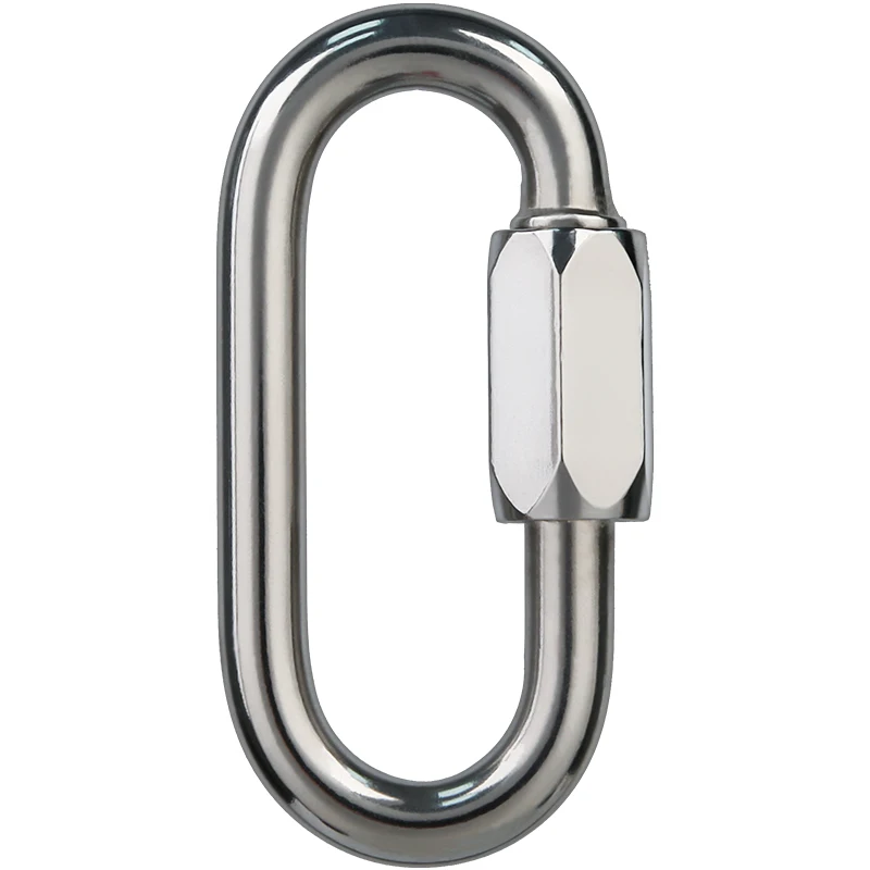 

304 Stainless Steel Outdoor Rock Climbing Main Lock Carabiner Safety Load-bearing Buckle