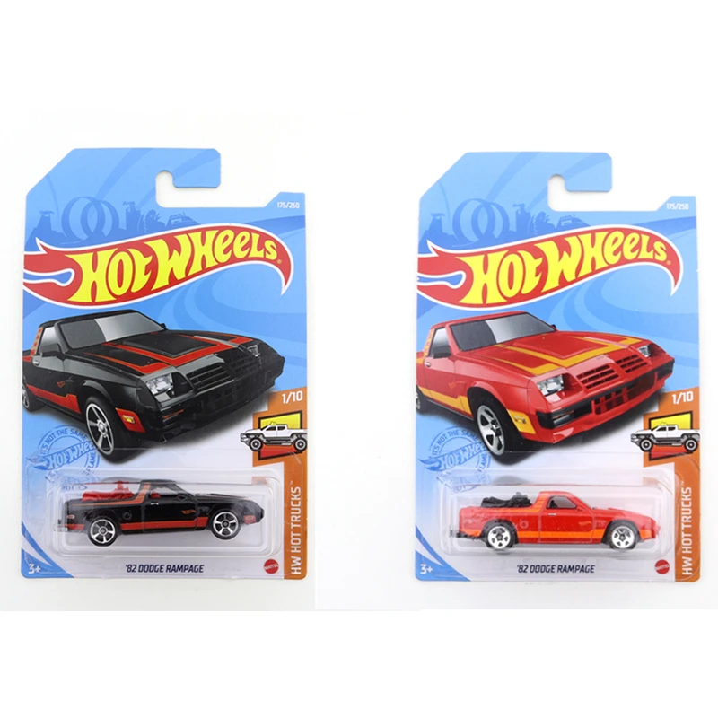 

2021-175 Hot Wheels 82 DODGE RAMPAGE Mini Alloy Coupe 1/64 Metal Diecast Model Car Kids Toys Gift