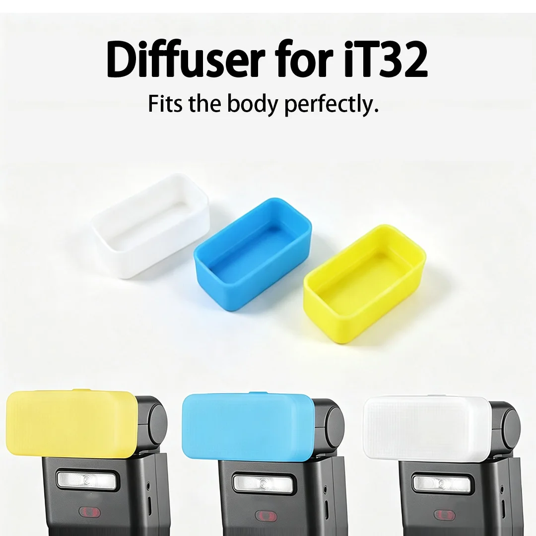 Camera Flash Accessories Portable Soft Diffuser Cover For Godox iT32 TTL Mini On‑Camera Speedlite Light Modifier Softbox