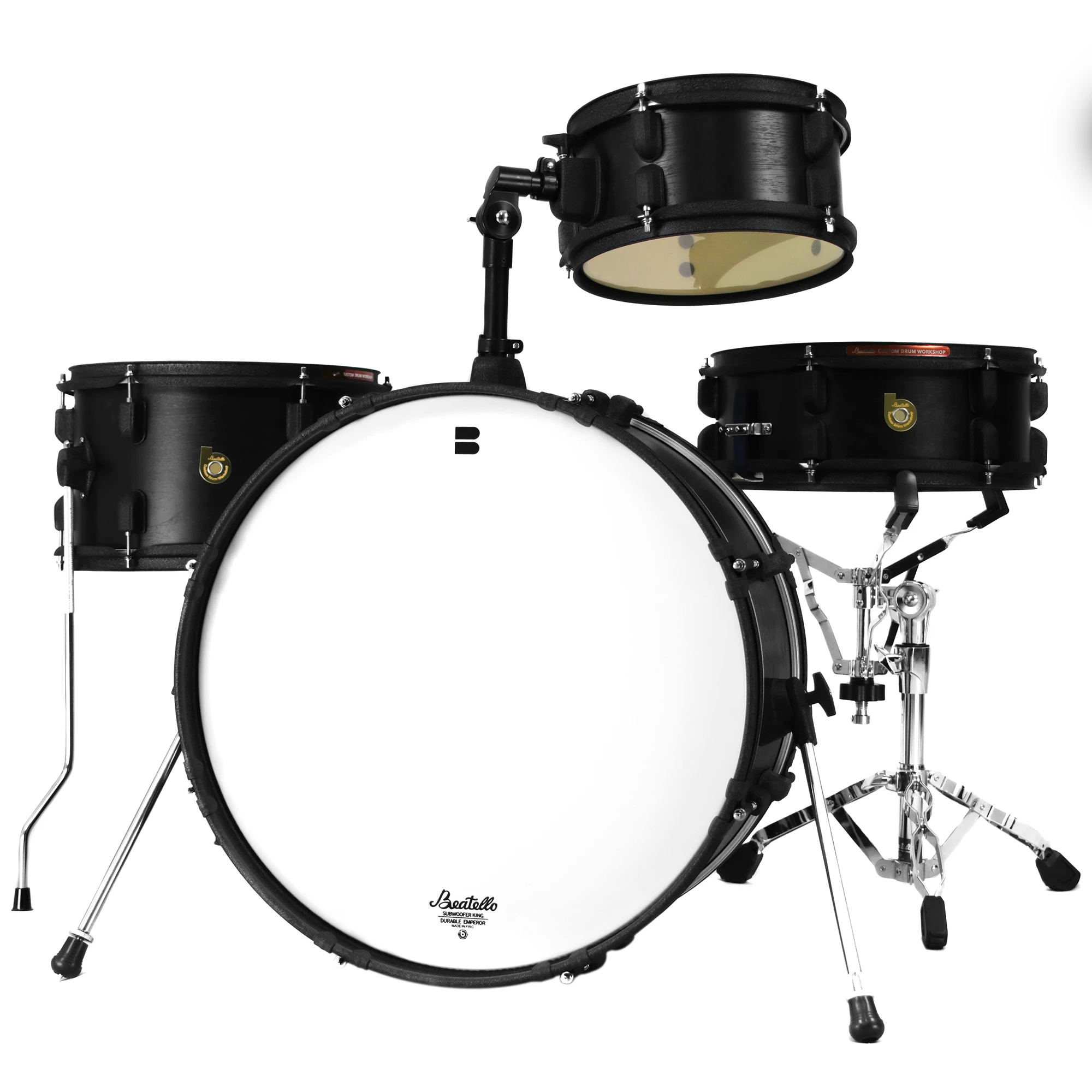 

Beatello Club 420 4-Pc Drum Kit | Professional-Grade & Portable Design | Ideal For Small Venue Gigs | Multi-Genre Versatility
