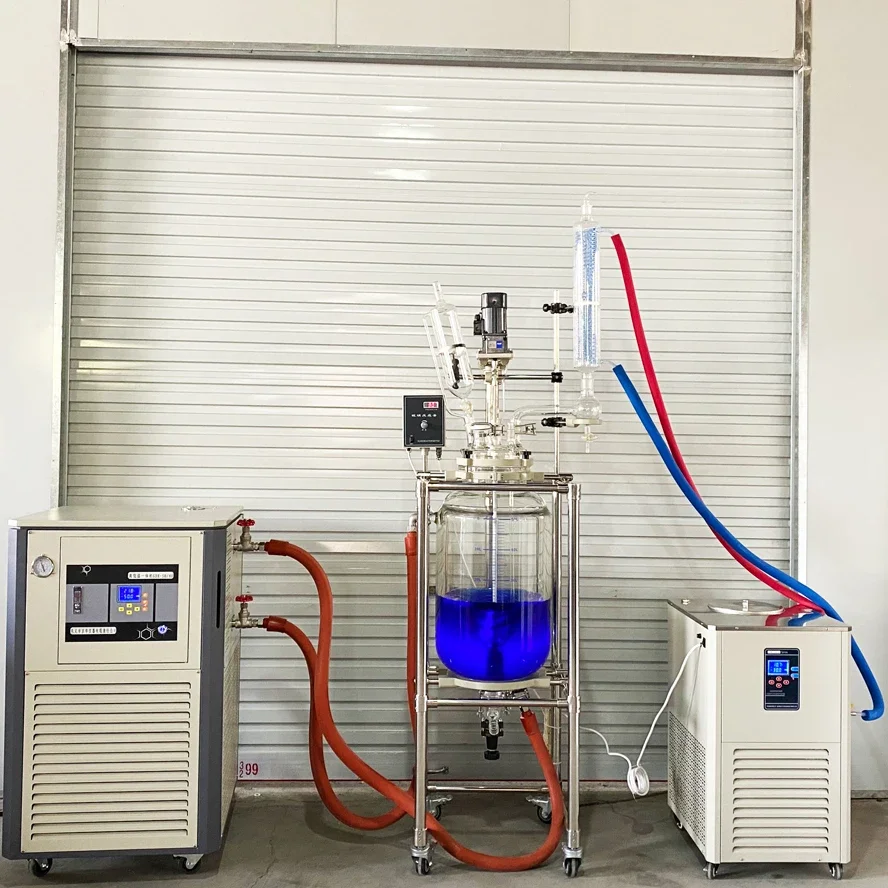 Low Temperature Cryogenic Cooling Liquid Circulator DLSB Small Chiller 5 L 5L Rotary Evaporator Vacuum Pump