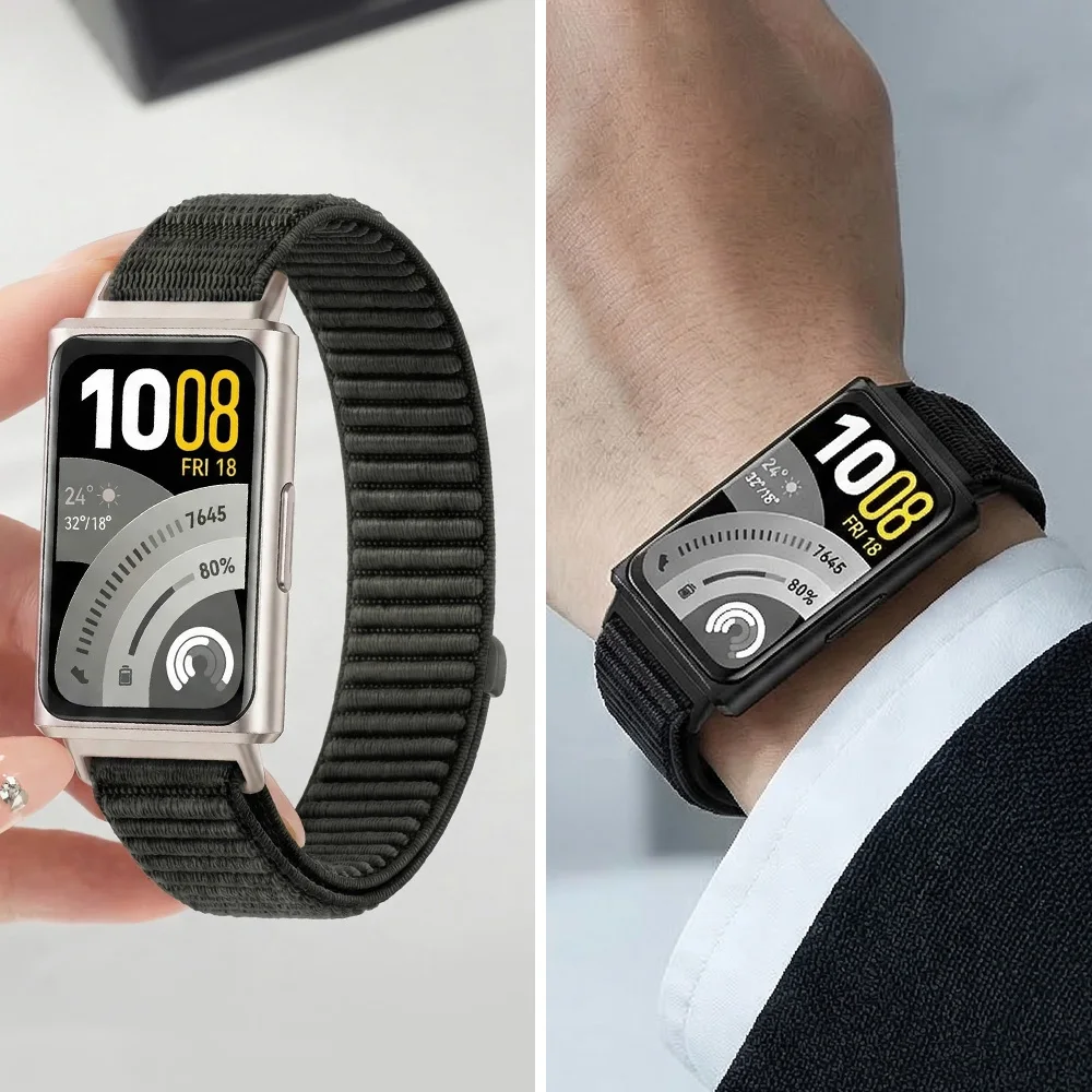 Uhrenarmband für Huawei Band 11/11pro Nylon-Armband für Huawei Band 10 9 8 Smartwatch-Zubehör Sport-Armband