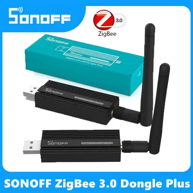 

USB-ключ SONOFF Zigbee 3,0 Plus, универсальный шлюз Zigbee, USB-интерфейс, поддержка через ZHA или Zigbee2MQTT, модуль умного дома Sonoff