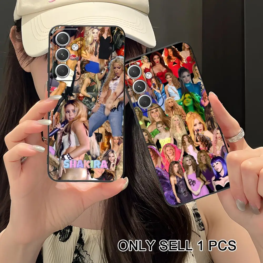 Pretty Shakira Phone Case for Samsung Galaxy S26 S25 S24 S23 S22 S21 S20 Note20 Plus FE Ultra Soft TPU Shockproof Cover