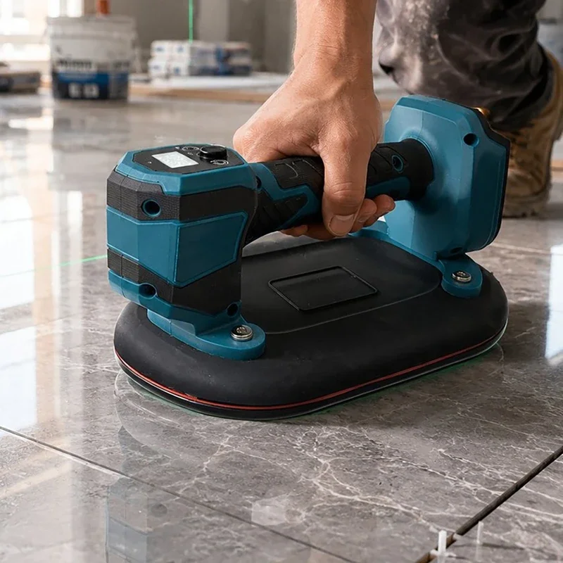 250KG Industrial Grade Electric Suction Cup Glass Ceramic Tile Lifting Tool for 18/20V Makita Battery Decoration Team