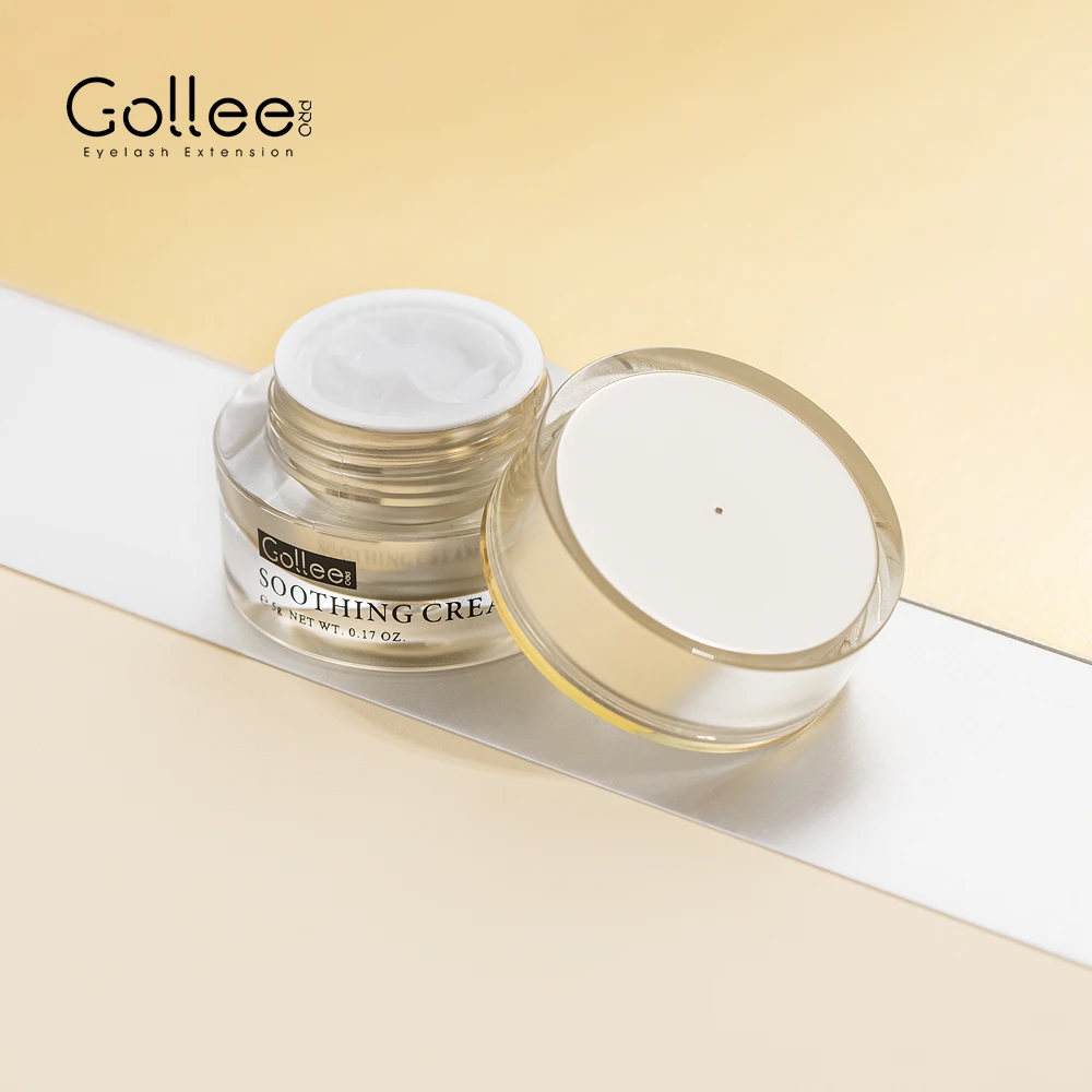 GOLLEE-Crème Anti-Allergie pour Extensions de Cils, Colle Anti-Irritation des Yeux, Anti-Rougeur et Gonflage, 5g