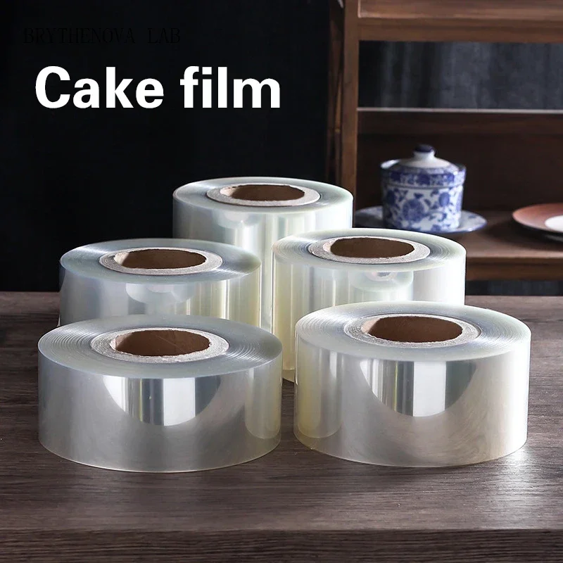 Mousse Cake Transparent Dessert Surrounding the Hard Decorative Foil Food Bound Film Around the Edges Cake OPP Plastic Band