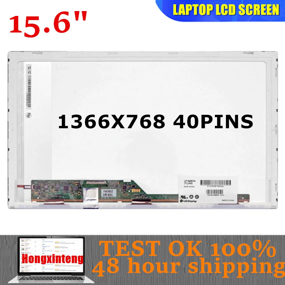 Original LP156WH4 TLN1(TLN2 TLB1 TLA1) For Lenovo Thinkpad IBM G555 G575 E520 B550 G560 G570 Y550 G550 40pins Laptop Lcd Screen