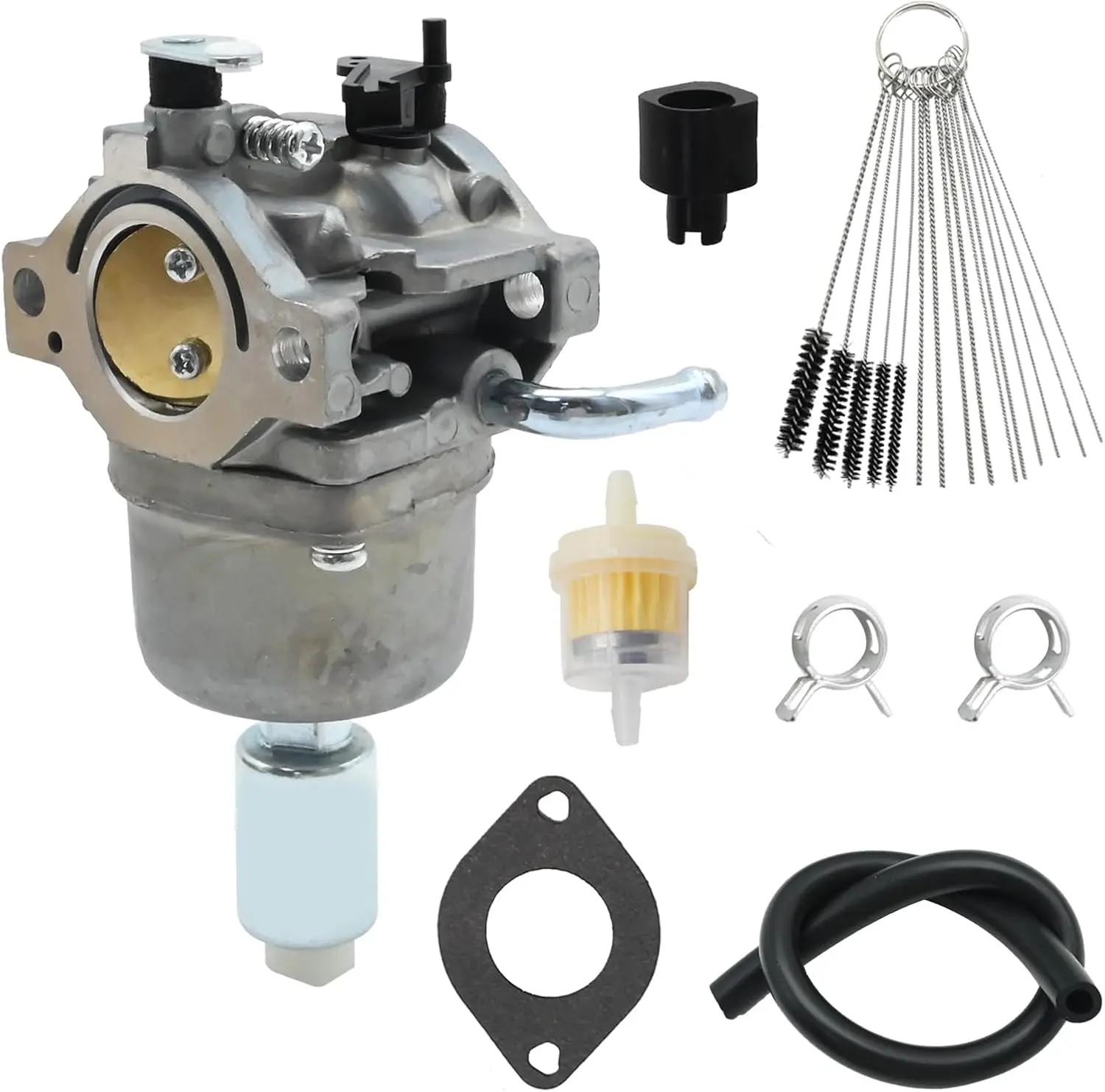 Carburador para motores BS 14.5Hp 15Hp 16Hp 20Hp 21Hp Intek, repuesto de carburador 697122 para motores B&S 31A607 31A707 31A777