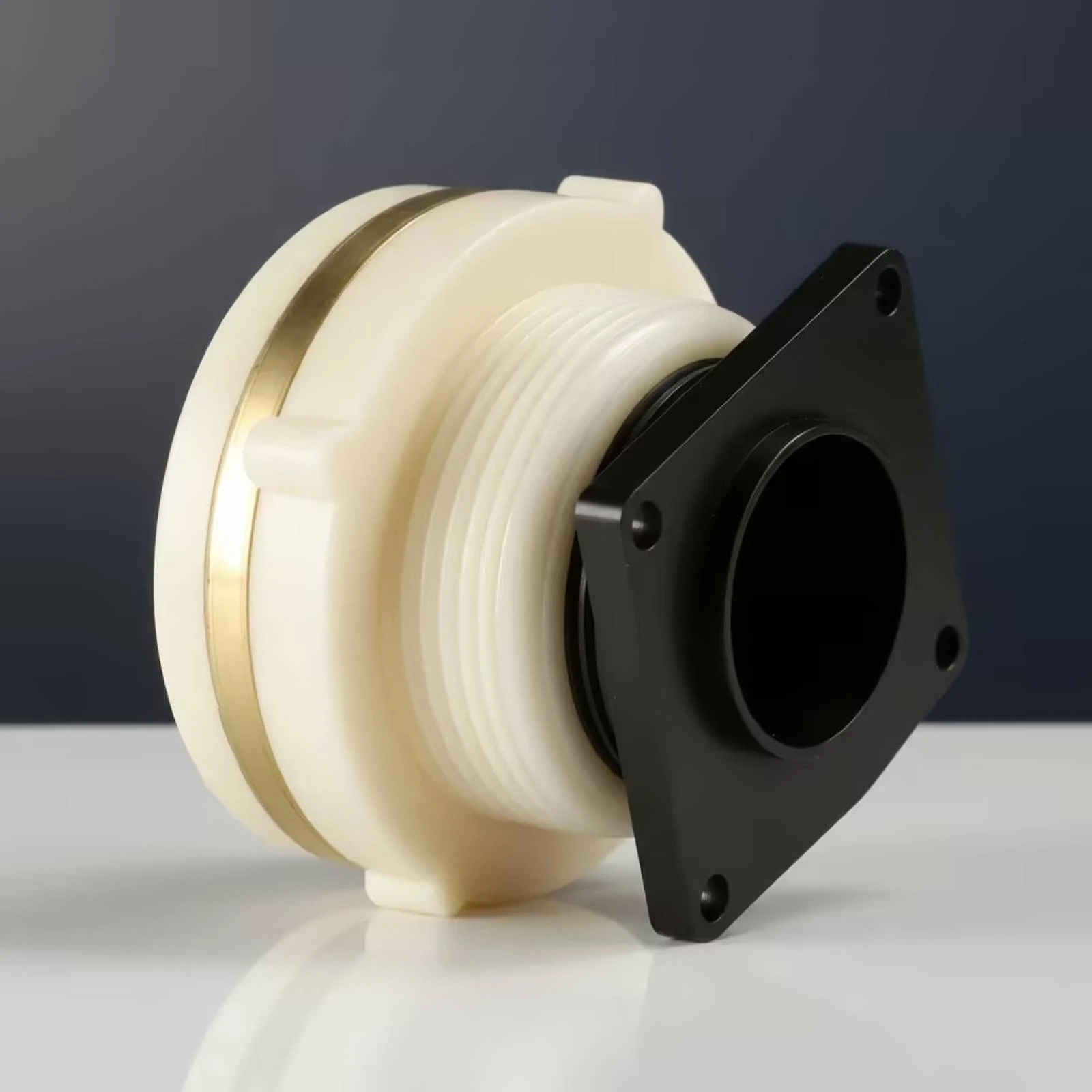 RV Water Tank Fitting Threaded Water Tank Connector Heavy-Duty Slim for DIYers, Recreational Vehicle Van Conversion