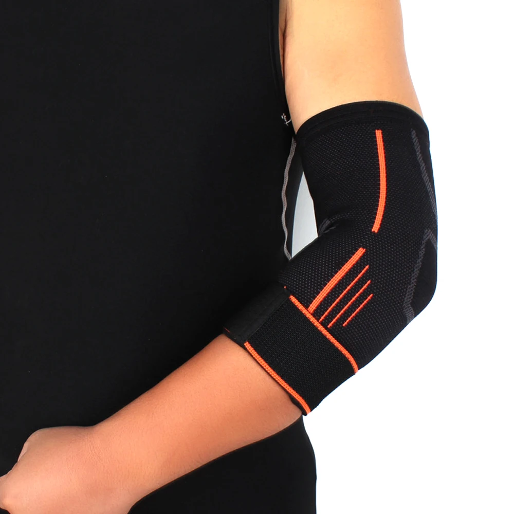 1Pcs Elbow Support Brace Compression Sleeves Adjustable Strap for Tendonitis, Tennis Elbow, Golf Elbow Treatment Pain Relief
