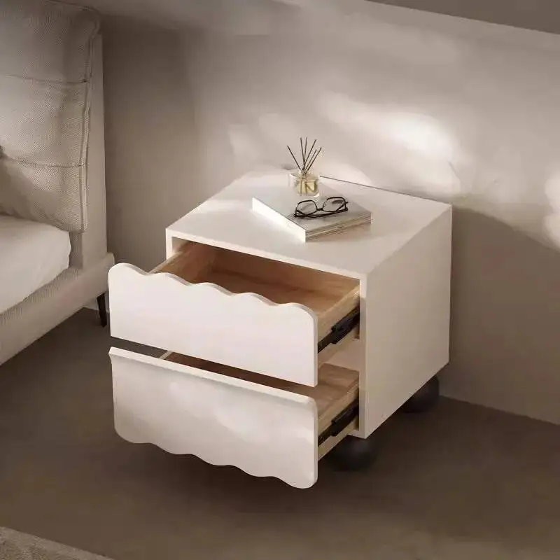 

Storage Modern Table Luxury Night European Aesthetic Simple Bedside Table Italian Nordic Mesita De Noche Bedroom Furniture