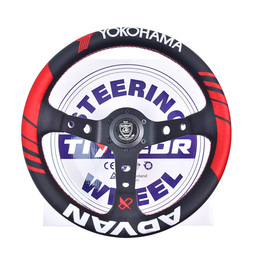 

VERTEX 320M Gram Lights Steering Wheel Bl Genuine Leather Blue Line Embroidered Collaboration Steering Wheel For Auto Racing