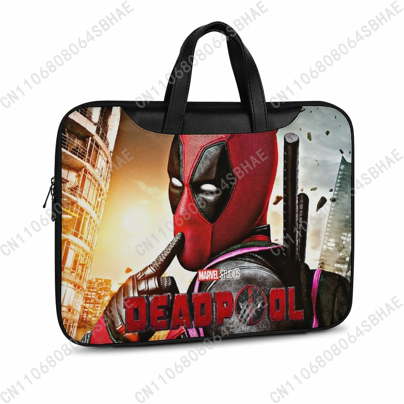 

Кожаный портфель Marvel Deadpool на заказ, унисекс, для ноутбука, деловой, ретро, из натуральной кожи, для косплея