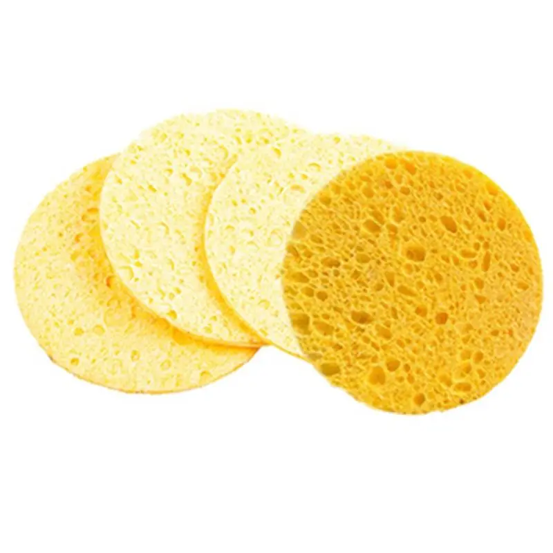 AEE4-Soldering Iron Tip High Temperature Resistants Sponge Yellow Cleaning Sponge Cleaning Sponge