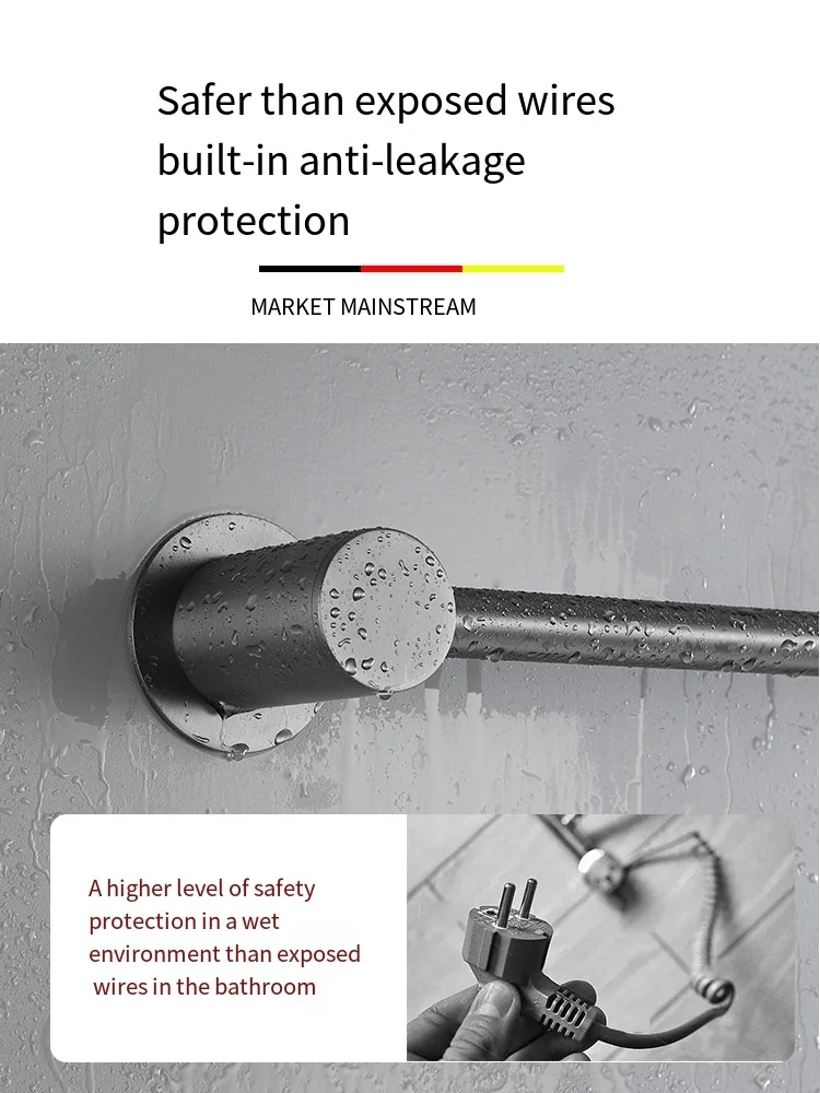 التحكم الذكي رف المناشف الكهربائية سخان الحمام المبرد مع الرف ساخنة مجففات دفئا منشفة الرف