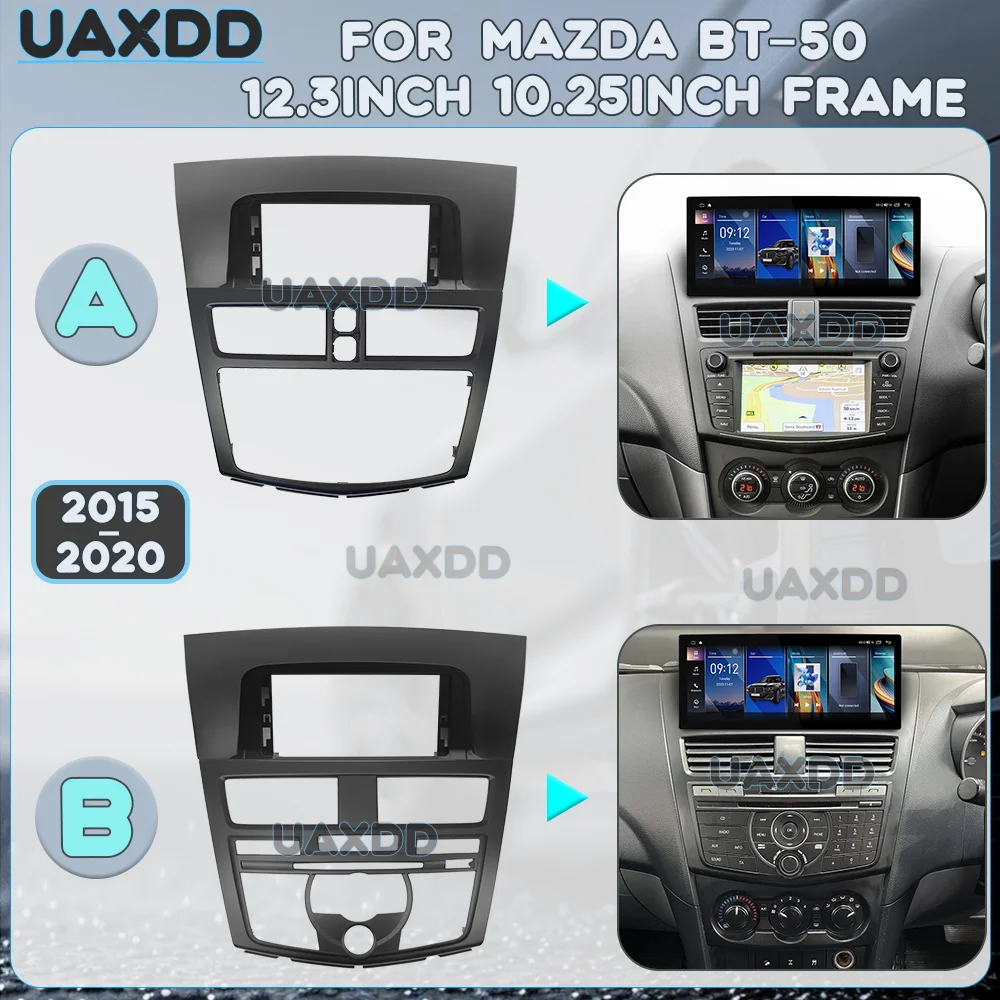 

For MAZDA 2015-2020 BT-50 12.3inch 10.25inch car CD MP5 radio Android frame video player dashboard multimedia canbus box harness