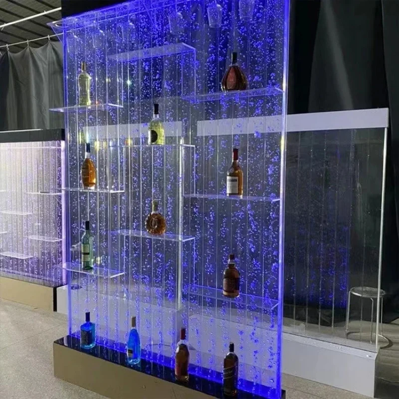 

custom.Modern Color-Changing LED Acrylic Panel Screen Room Divider with Customized Color & Size Art Design Home Decor