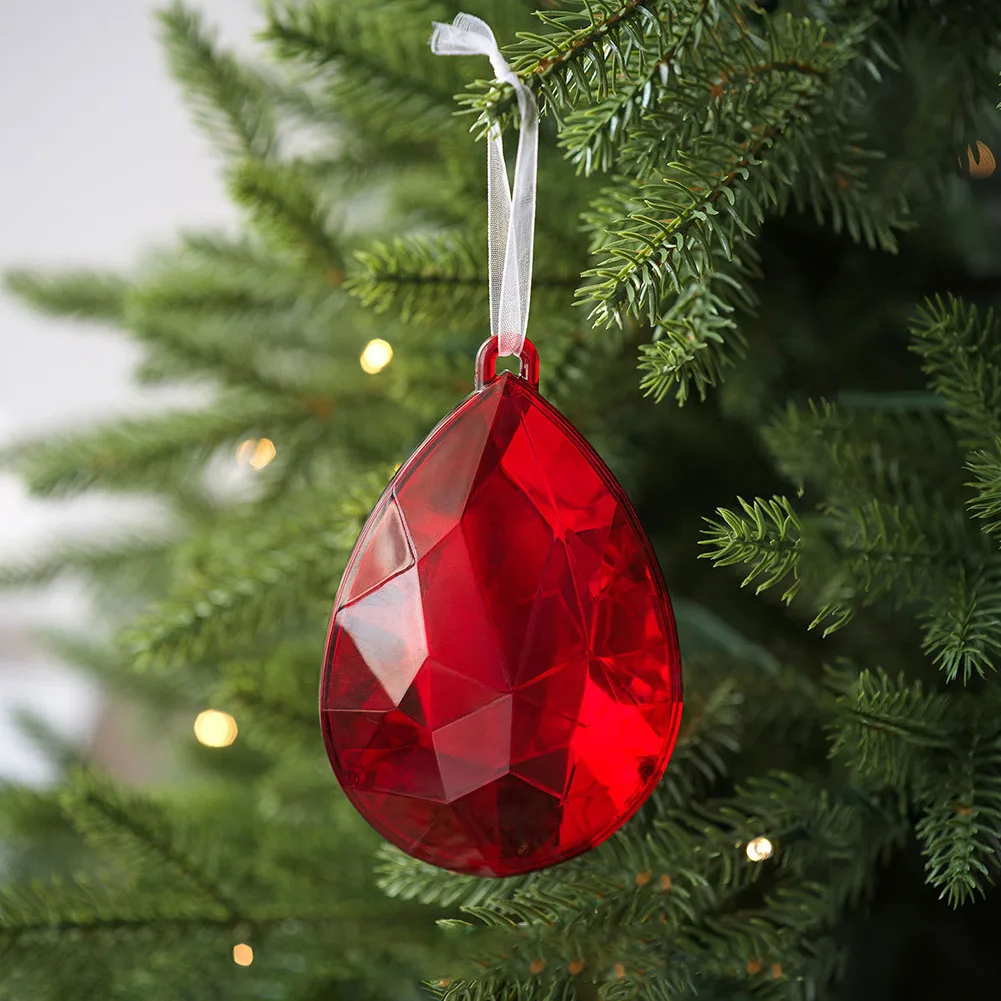 

Подвесной зеркальный шар Рождественская капля воды Рождественская елка Акриловый материал Легкий дизайн Эффект зеркального шара