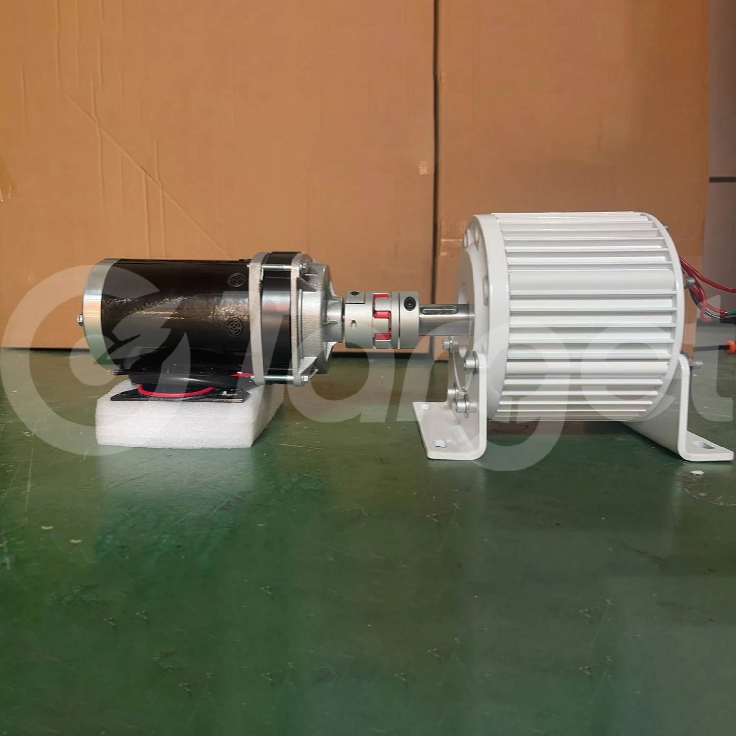 30KW Permanent Magnet Generator 120v 240v 48v Alternator 3 Phase AC Output Electric Generator Dynamo Homeuse with Driving Motor