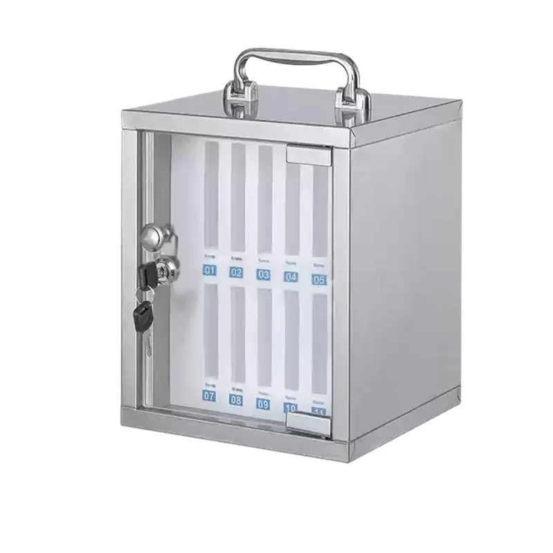 

Сейф для мобильного телефона с замком Сейф из нержавеющей стали Противоугонный и безопасный