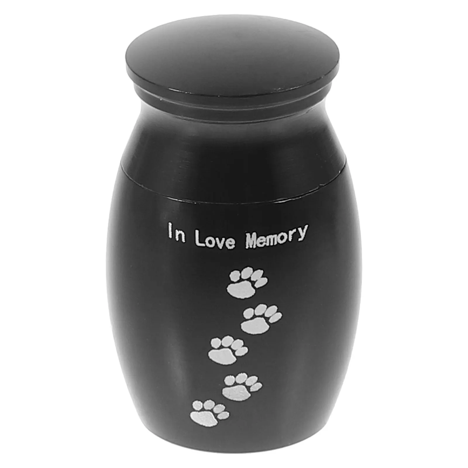 جرة رماد تذكارية القط الكلب الزخرفية الحرق دفن تخزين حاوية معدنية صغيرة للحيوانات الأليفة الميتة رماد الشعر الأسنان جرة تذكار #4