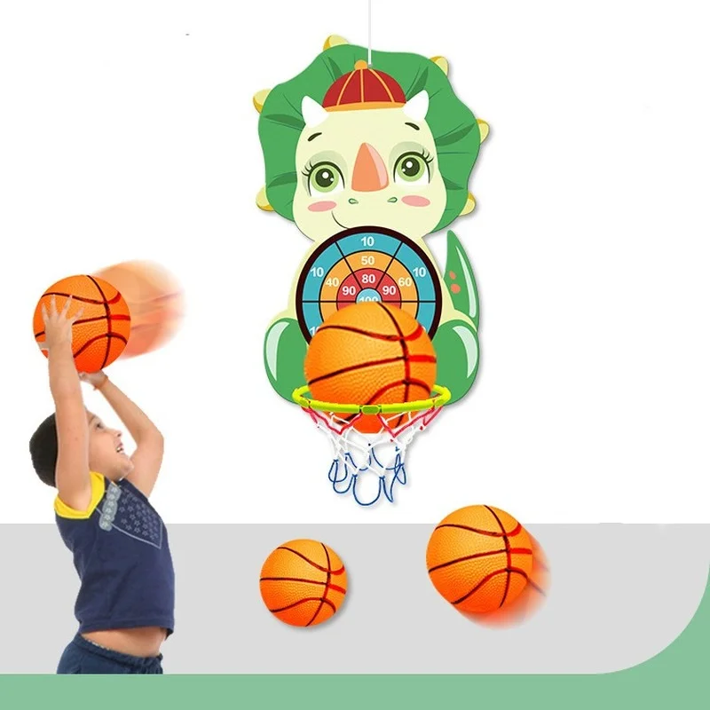 

Kids Soft Bullet Gun Sucker Dart Target Infant Basketball Hoop Kawaii Hanging Basketball Board Indoor Outdoor Sports Puzzle Game