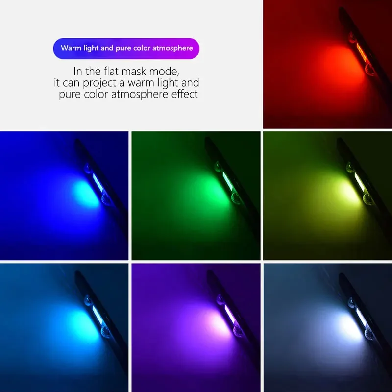 سيارة السماء المرصعة بالنجوم ضوء الإسقاط DJ ضوء USB RGB جو لاسلكي 5 طرق أضواء الزخرفية الداخلية للمنزل قابلة للشحن #4