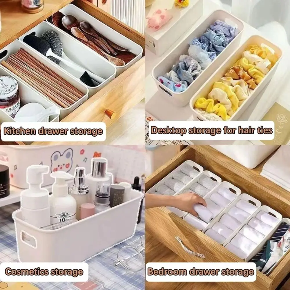 New Multifunctional Storage Box Stackable Underwear Sock Sorting Storage Drawers Kitchen Sundries Cosmetic Jewelry Organizer Bin