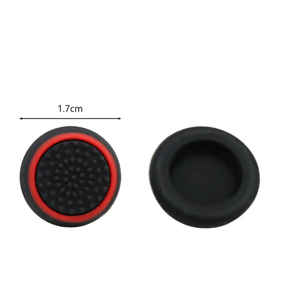 2Pcs Soft Silicone Joystick Thumbstick Thumb Stick Grip Caps Case Cover Skin Luminous Round Protector for PS4/PS5/Xbox One/360