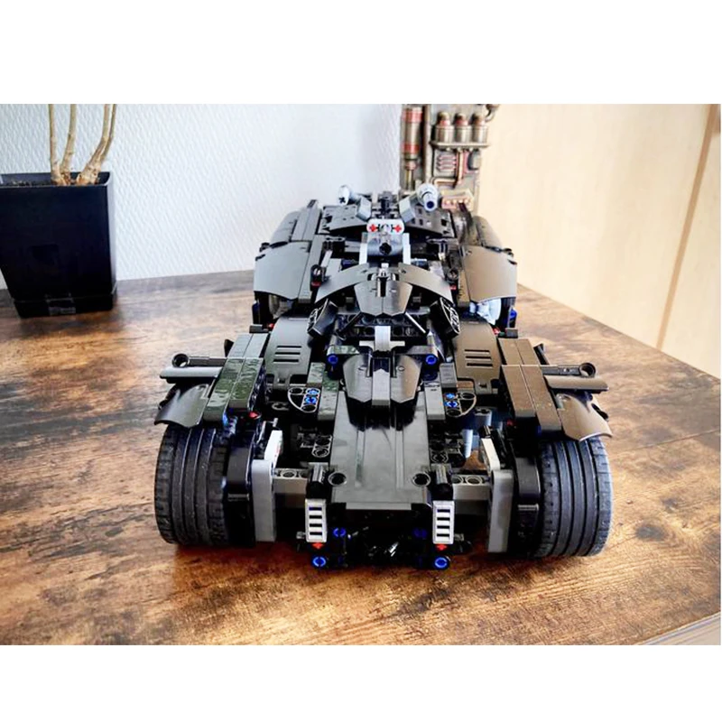 Tecnologia veículo série ucs cavaleiro bat carruagem moc bloco de construção super carro montagem modelo tijolos coletor conjuntos brinquedo presentes