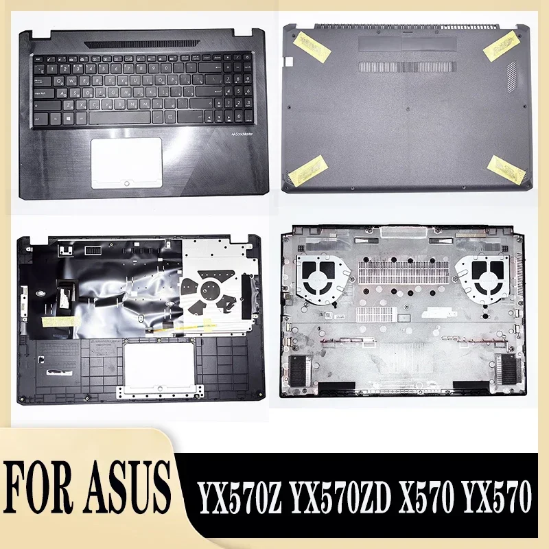 

New for YX570ZD X570UD X570 YX570 YX570Z Palmrest English Language Keyboard Bottom Case Upper Top Shell