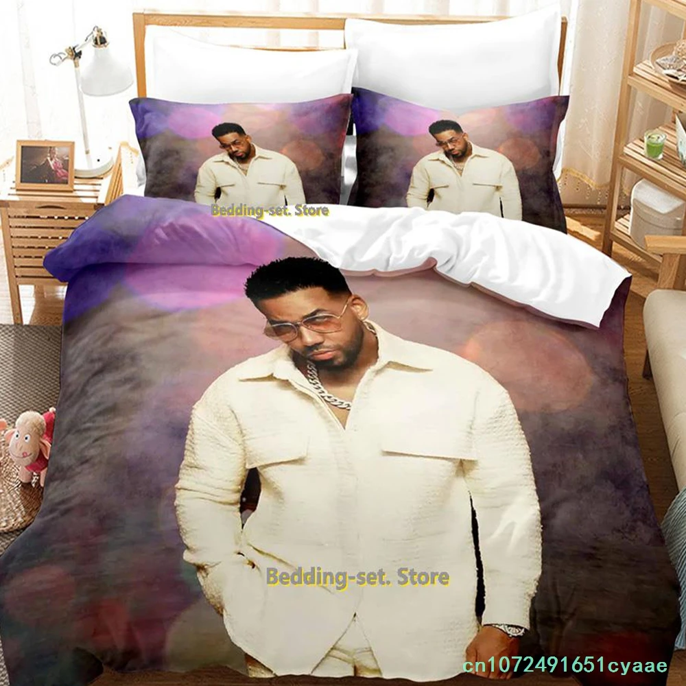 2023 Romeo Santos Bedding Set Single Twin Full Queen King Size Bed Set Adult Kid Bedroom Duvetcover Sets Kids Comforter Set
