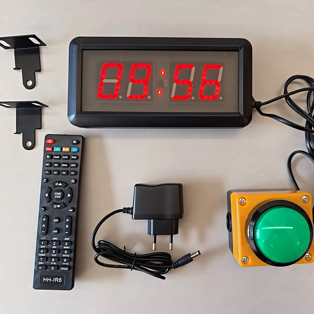 

Popular Game Challenge 10 Seconds Sprots Match Meeting Countdown Timer LED Digital Display 1.5INCH 4 digits Digital Timer