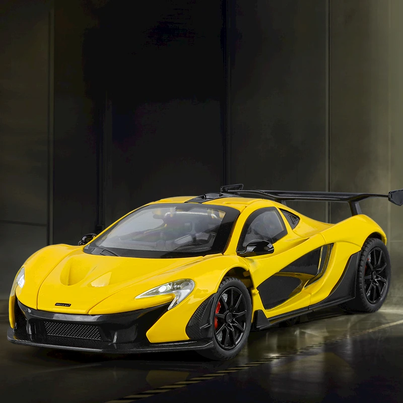 

1:24 McLaren P1 Alloy Car Model Door Open suitable for collection and can be given as a birthday gift to friends