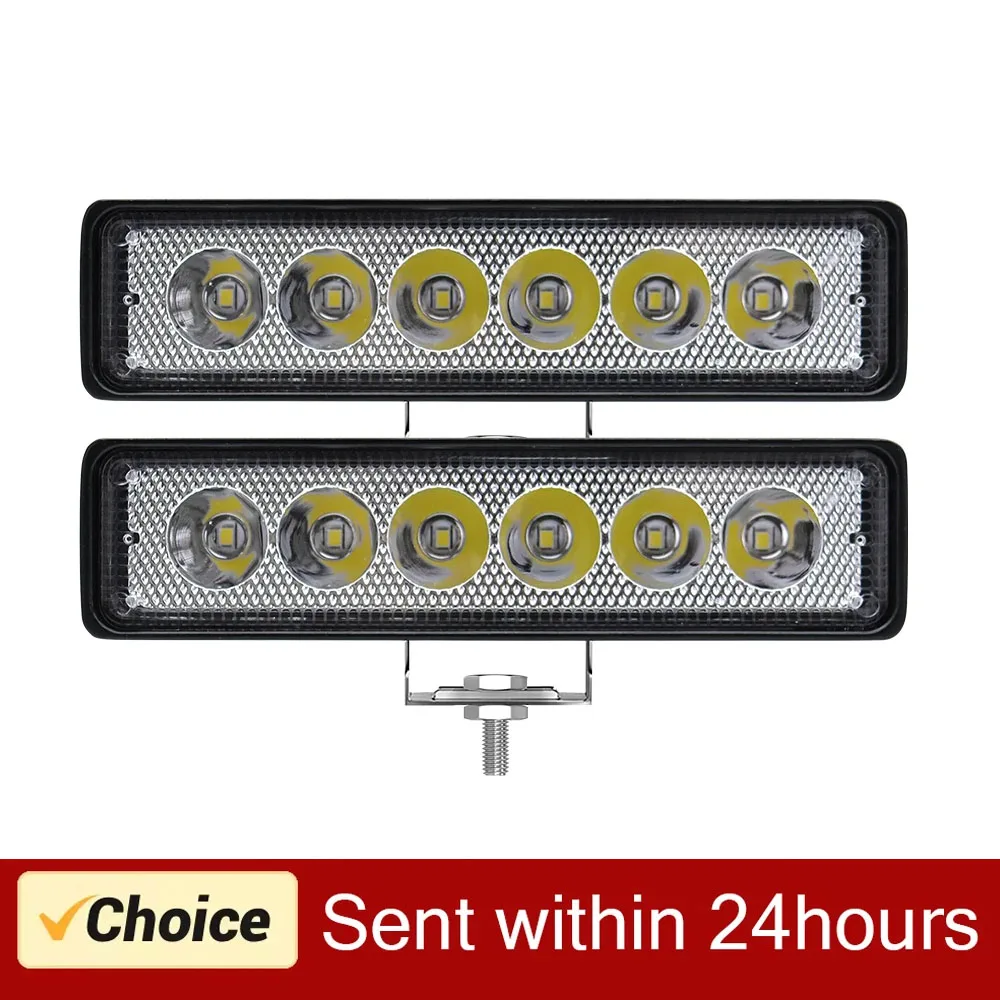 

6inch 18W Car LED Work Light DRL High Brighess Spotlight Offroad Automobile Truck Driving Headlight Fog Lamp 12V
