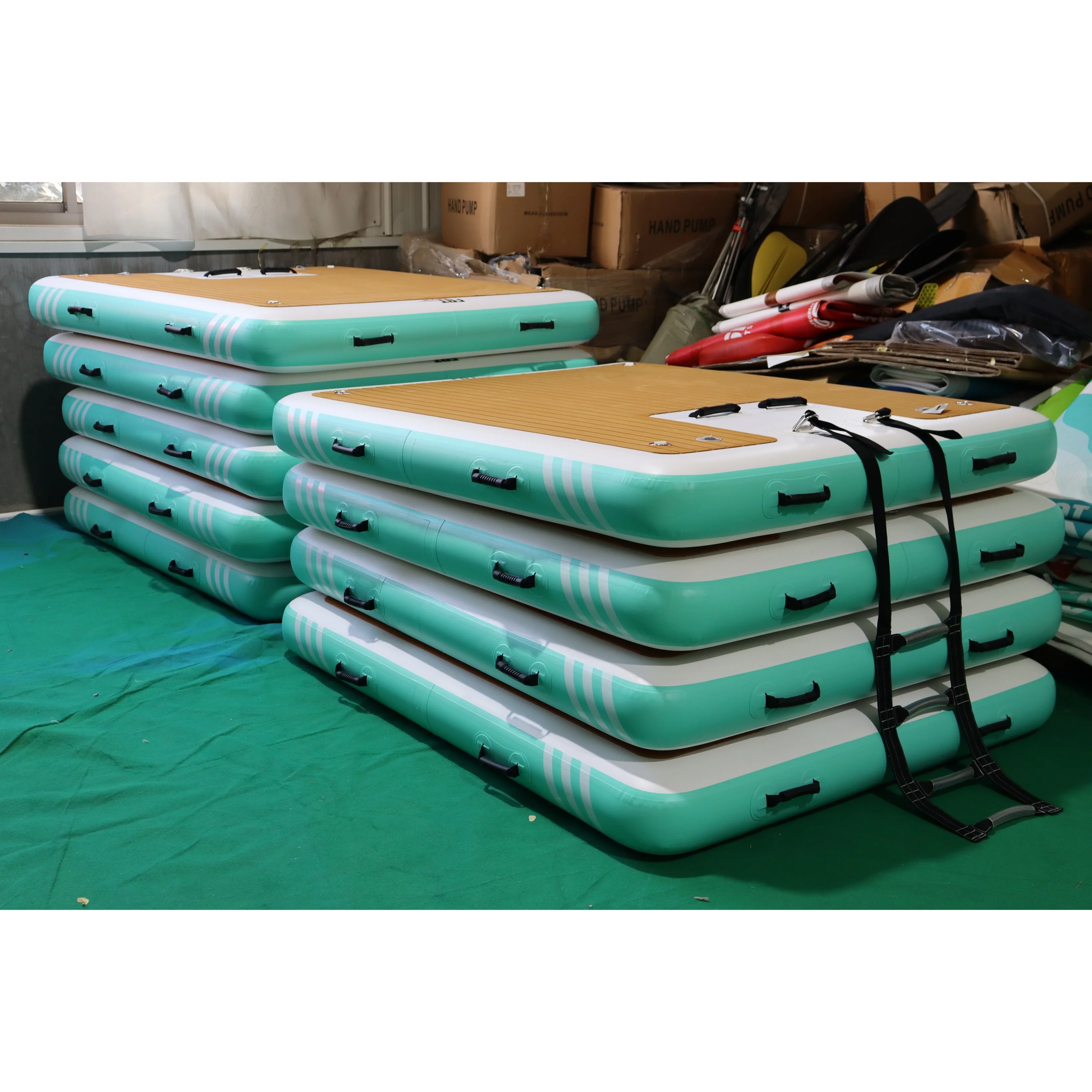

Inflatable Yacht Dock Water Floating Dock Swim Platform Inflatable Jet Ski Boat Docks Swim Platform With Ladder for Boats
