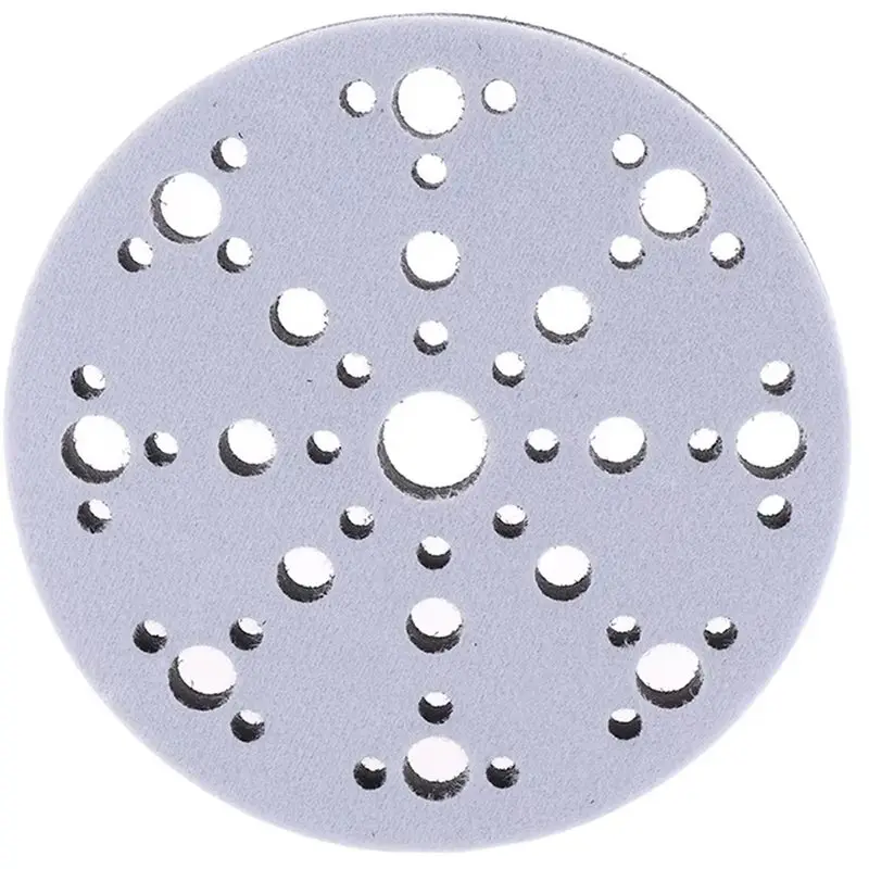 EYFL-2Pcs Interface Pads 150Mm 6 Inch 49 Holes Soft Sponge Buffer Backing Pad For Orbital Sander Polishing Tool Accessories