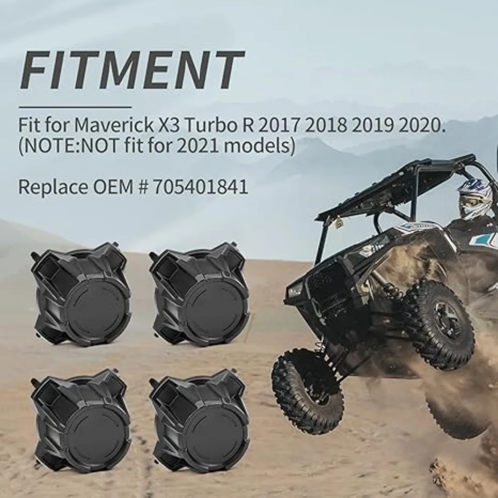 Kołpaki centrujące do opon motocyklowych do Can-Am Maverick X3 Turbo R 2017-2020 Wymień OEM # 705401841