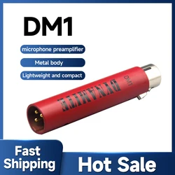 DM1 Dynamite Active In-Line Preamp Professional Dynamic Microphone Amplifier for Handheld Mic