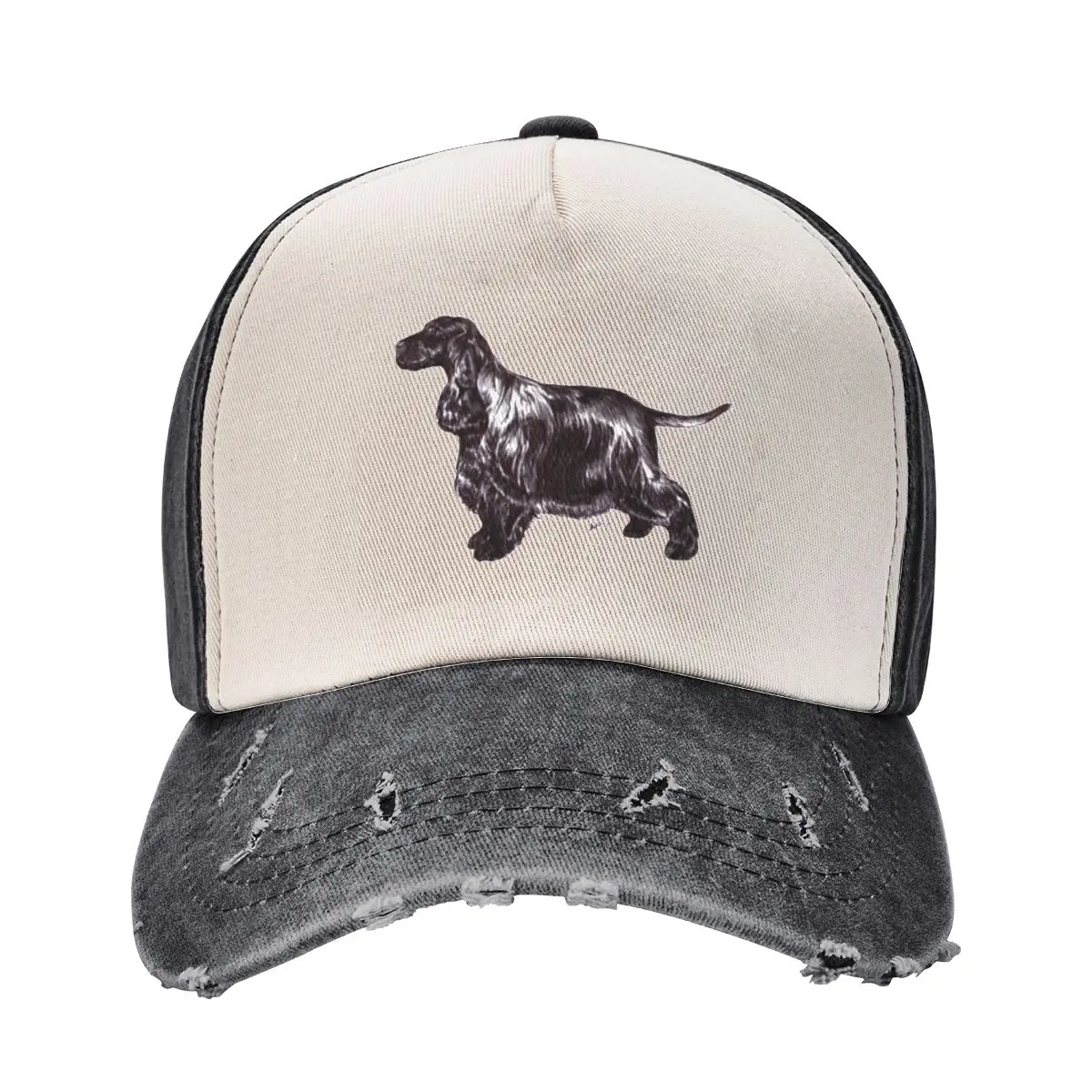 Cocker Spaniel - Blue Roan - Dog Breed Show Stack Stand Baseball Cap Uv Protection Solar Hat Fishing cap Caps Women Men's