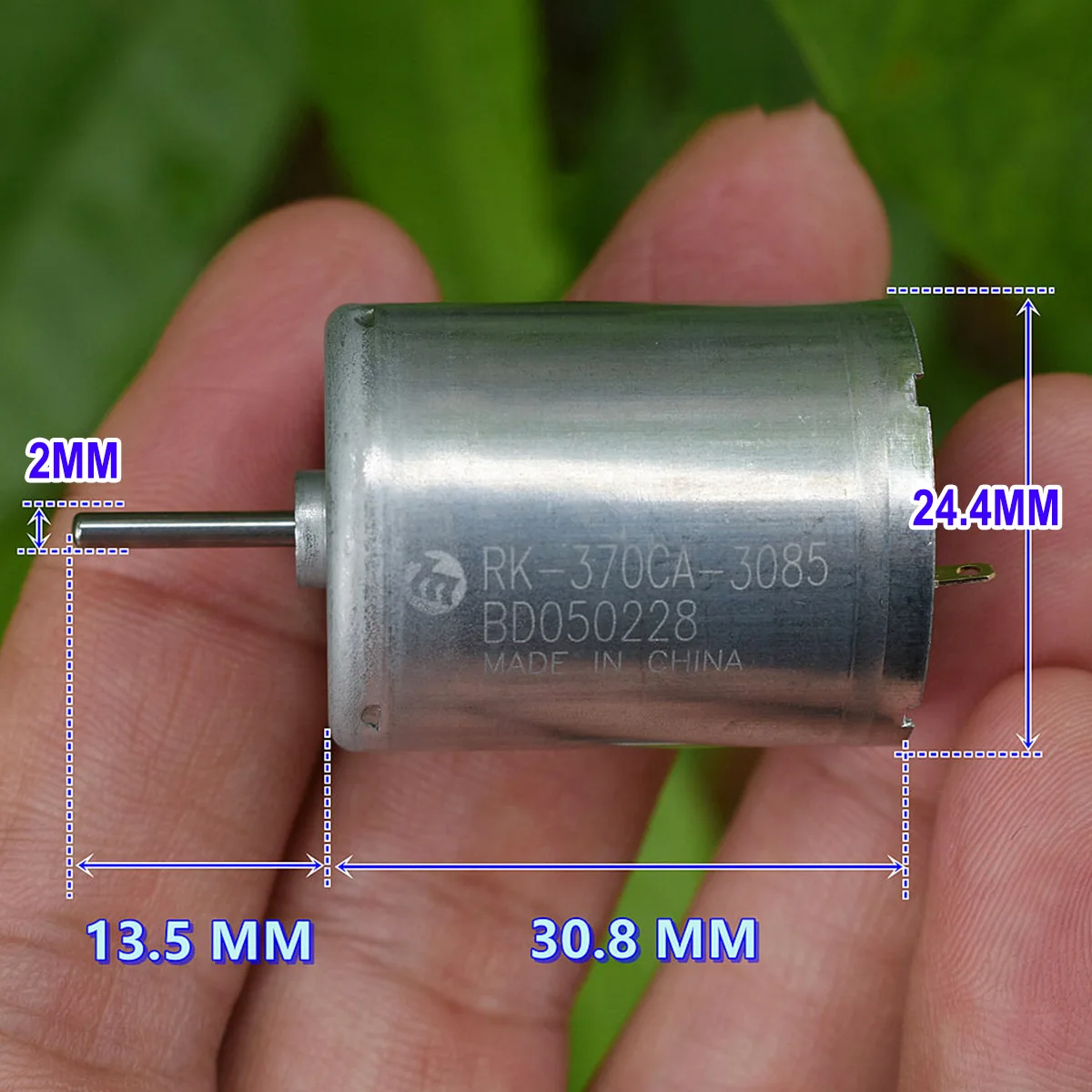 Mabuchi 24mm RK-370CA-3085 Carbon Brush Motor DC 3V 5V 6V 12300RPM High Speed Torque 370 for Toy Water Gun Car Boat Model
