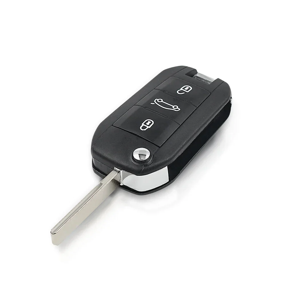 KEYYOU With Cutting Service Remote Control Key For Peugeot 208 2008 301 308 3008 408 508 For Citroen C3 ID46 434MHz HU83/VA2