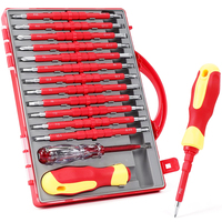 Electrician Hand Tool 26 In 1 Insulation Screwdriver Set Magnetic Screw driver Bits Electronic Repair Tool Kit Slotted Phillips