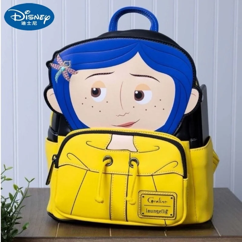 

2024 Hot Disney Neca Coraline Stitch Mini Backpack Outdoor Accessories Kids Backpack Children Festival Gifts Collect Toys